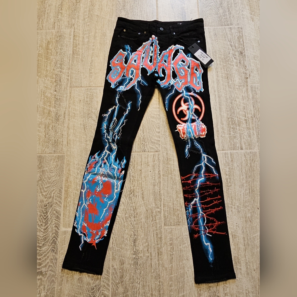 GFTD Black Christian Jeans Size 32